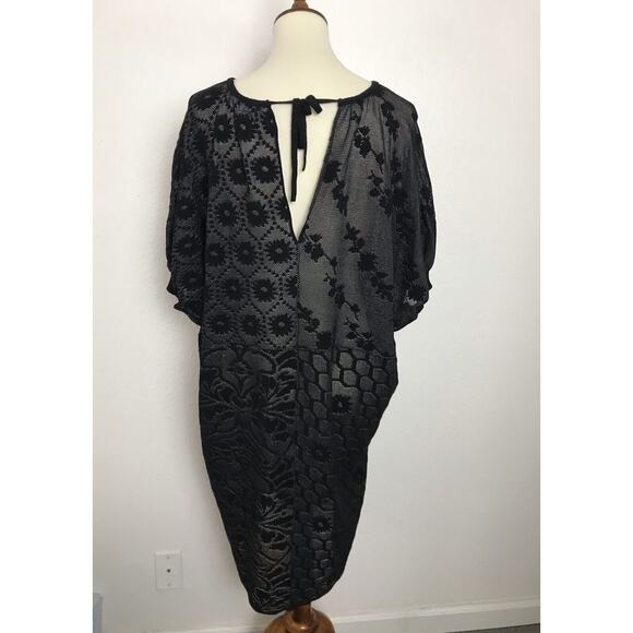 Opening Ceremony Shift Dress Oversize Floral Embroidery - Picture 5 of 7